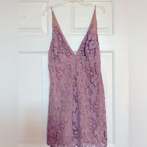 Free People mini lace dress